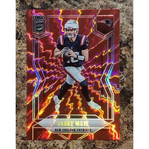 2025 Donruss Elite Drake Maye Red Shimmer SSP /999